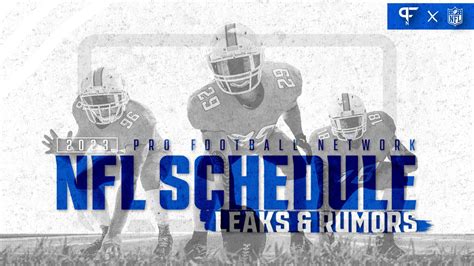 NFL Schedule Leaks Tracker: Tracking every 2023 schedule leak